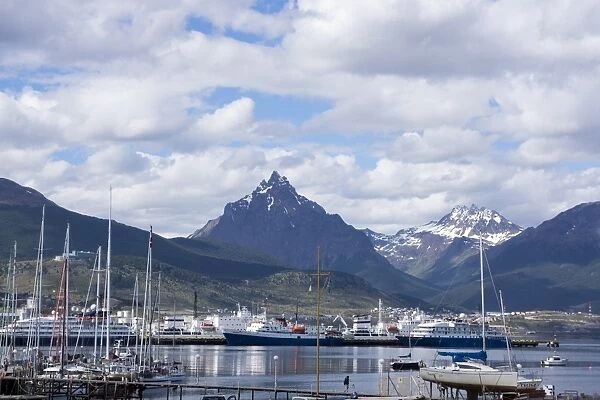 Harbour, Ushuaia, Tierra del Fuego, Argentina, South America