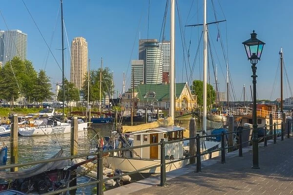 Harbour, Veerhaven, Rotterdam, South Holland, The Netherlands, Europe
