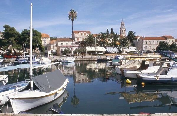 Harbour, Vela Luka, Korcula, Dalmatia, Croatia, Europe