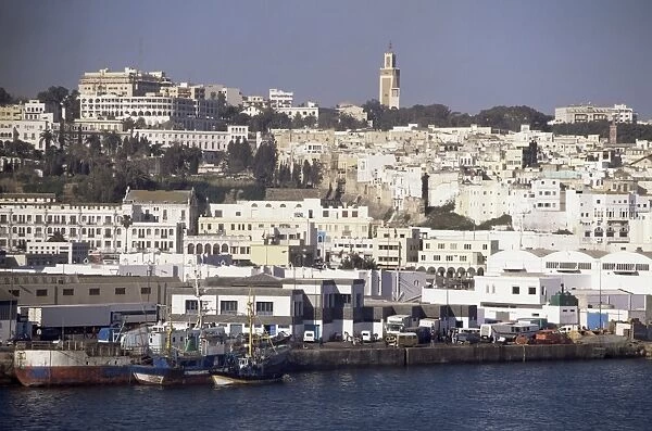 Harbour view to old town and kasbah