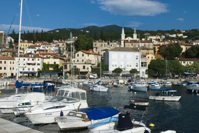 Framed Print : Harbour view, Volosko (near Opatija), Kvarner Gulf, Croatia, Adriatic, Europe Framed Print : Harbour view, Volosko (near Opatija), Kvarner Gulf, Croatia, Adriatic, Europe