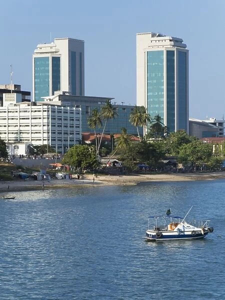 Harbour waterfront, Dar es Salaam, Tanzania, East Africa, Africa