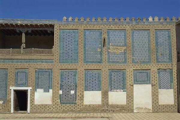 The harem, Tash Khauli Palace, Khiva, Uzbekistan, Central Asia, Asia