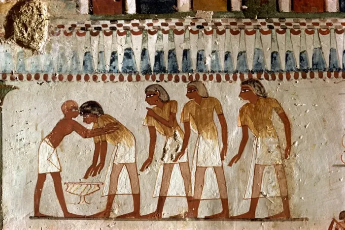 Framed Print : Harvesting scene from the 18th Dynasty land steward Sheikh Aba el Kurna Framed Print : Harvesting scene from the 18th Dynasty land steward Sheikh Aba el Kurna