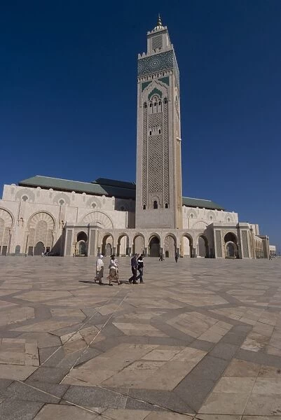 Hassan II Mosque, Casablanca, Morocco, North Africa, Africa