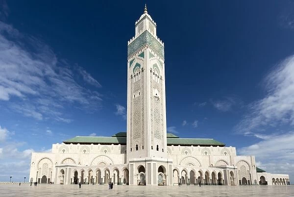 Hassan II Mosque (Grande Mosquee Hassan II), Casablanca, Morocco, North Africa, Africa