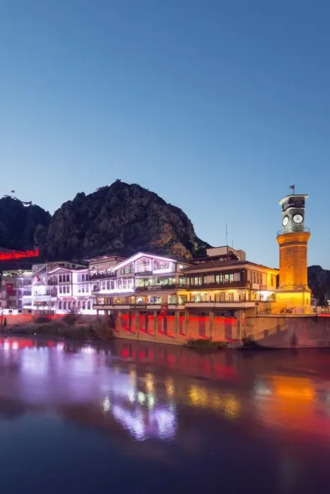 Framed Print : Hatuniye Mahallesi historic neighbourhood on the river Yesilirmak, Amasya, Central Anatolia Framed Print : Hatuniye Mahallesi historic neighbourhood on the river Yesilirmak, Amasya, Central Anatolia
