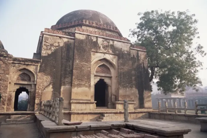 Framed Print : Haus Khas Muslim monuments