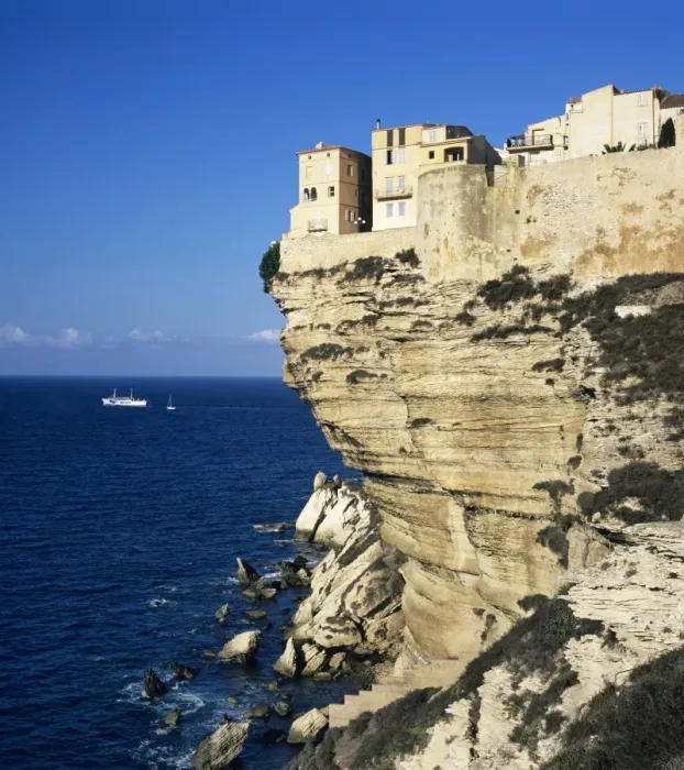 Framed Print : Haute Ville on cliff edge, Bonifacio, South Corsica, Corsica, France, Mediterranean, Europe Framed Print : Haute Ville on cliff edge, Bonifacio, South Corsica, Corsica, France, Mediterranean, Europe