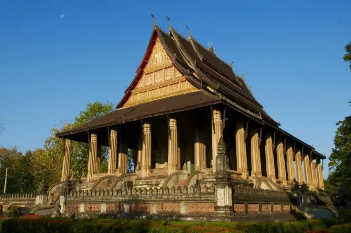 Framed Print : Haw Pha Kaeo Temple dating from 1565, now National Museum of Religious Art