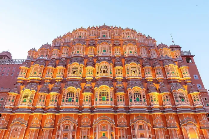 Framed Print : Hawa Mahal (Palace of the Winds) at dusk, Jaipur, Rajasthan, India, South Asia, Asia Framed Print : Hawa Mahal (Palace of the Winds) at dusk, Jaipur, Rajasthan, India, South Asia, Asia