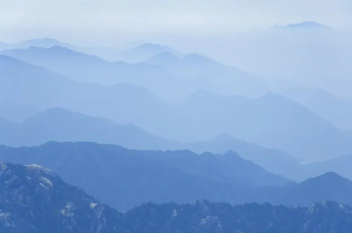 Framed Print : Haze, Jade Screen scenic area, Huang Shan (Yellow Mountain), UNESCO World Heritage Site Framed Print : Haze, Jade Screen scenic area, Huang Shan (Yellow Mountain), UNESCO World Heritage Site