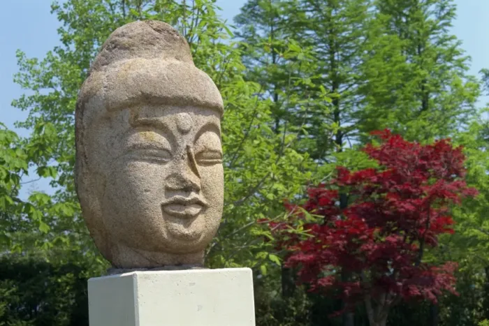 Framed Print : Head of the Buddha in the National Museum in Kyongju Framed Print : Head of the Buddha in the National Museum in Kyongju