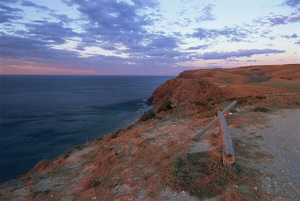 Headland above Morgans Beach, Cape Jervis, South Australia, Australia, Pacific