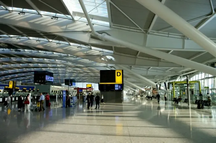 Framed Print : Heathrow Airport Terminal 5 in 2008, London, England, United Kingdom, Europe Framed Print : Heathrow Airport Terminal 5 in 2008, London, England, United Kingdom, Europe