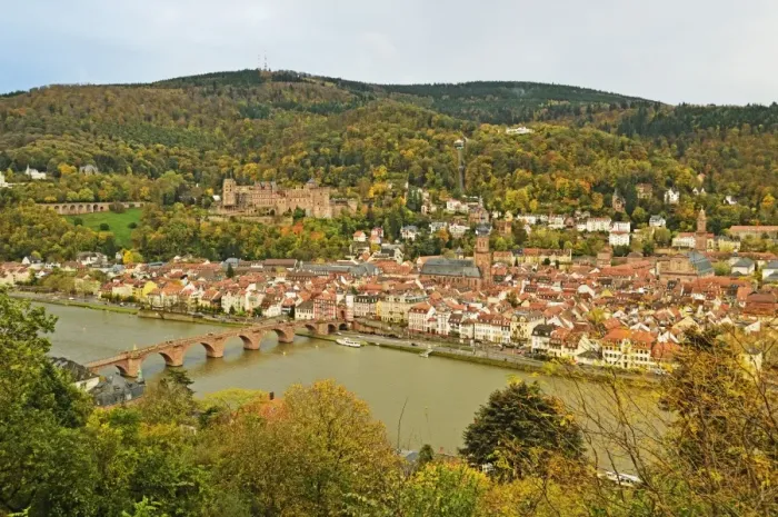 Framed Print : Heidelberg, with Heidelberg Castle on the hill and the Old Bridge over River Neckar, Baden-Wurttemberg, Germany, Europe Framed Print : Heidelberg, with Heidelberg Castle on the hill and the Old Bridge over River Neckar, Baden-Wurttemberg, Germany, Europe