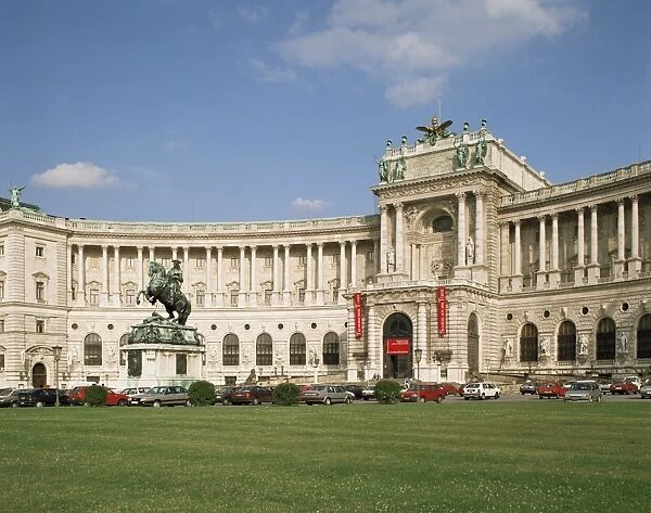 Heldenplatz, New Hofburg, Vienna, Austria, Europe