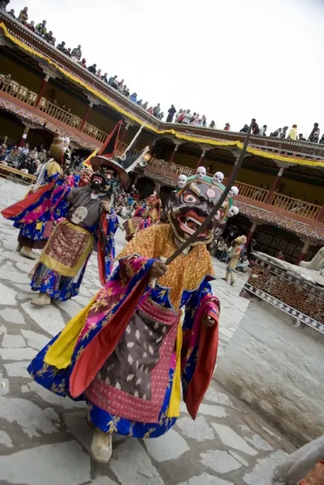 Framed Print : Hemis Festival, Lama dancing, Ladakh, India, Asia