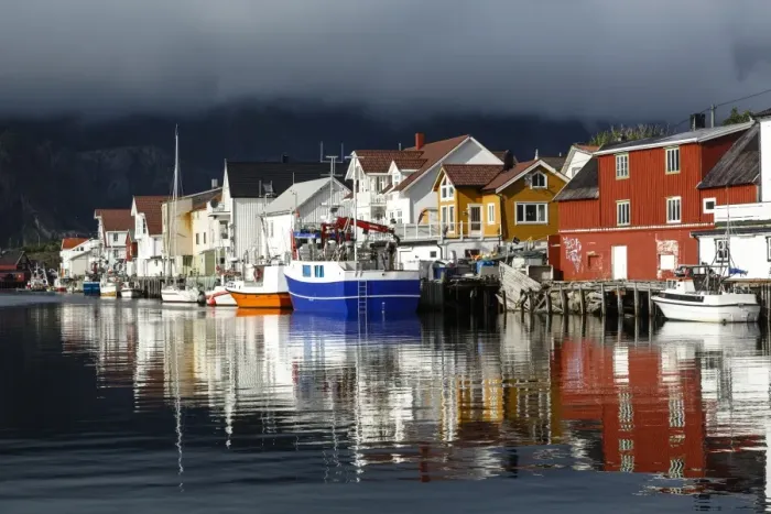 Framed Print : Henningsvaer village, Lofoten Islands, Arctic, Norway, Scandinavia, Europe Framed Print : Henningsvaer village, Lofoten Islands, Arctic, Norway, Scandinavia, Europe