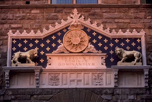 Heraldic lion of Florence