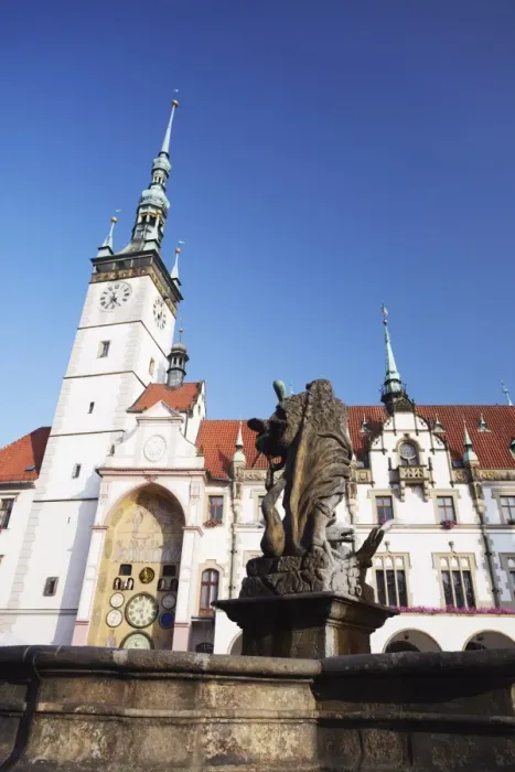 Framed Print : Hercules Fountain in front of Town Hall in Upper Squrae (Horni Namesti) Framed Print : Hercules Fountain in front of Town Hall in Upper Squrae (Horni Namesti)