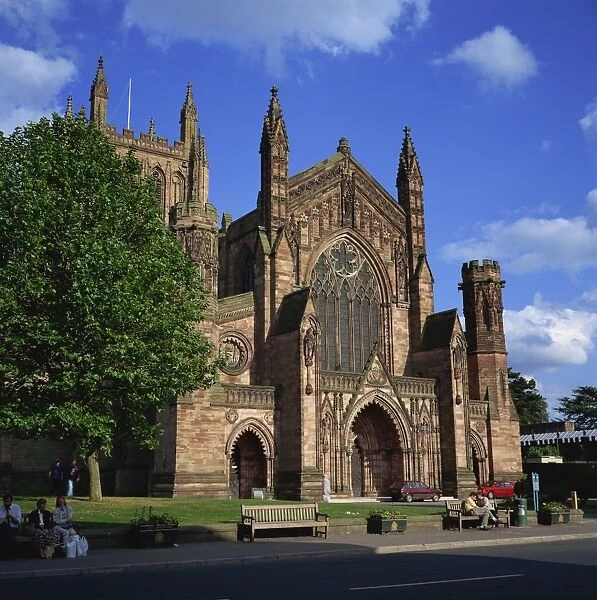 Hereford Cathedral, Hereford, Herefordshire, England, United Kingdom, Europe