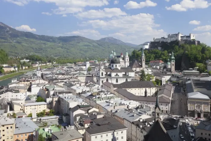 Framed Print : High angle view of the old town with Hohensalzburg Fortress, Dom Cathedral and Kappuzinerkirche Church, UNESCO World Heritage Site, Salzburg, Salzburger Land, Austria, Europe Framed Print : High angle view of the old town with Hohensalzburg Fortress, Dom Cathedral and Kappuzinerkirche Church, UNESCO World Heritage Site, Salzburg, Salzburger Land, Austria, Europe