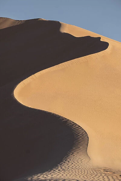 High sand dunes in the Rub al Khali desert, Oman, Middle East