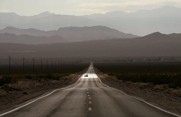 Highway 190 through Death Valley National Park, California, United States of America