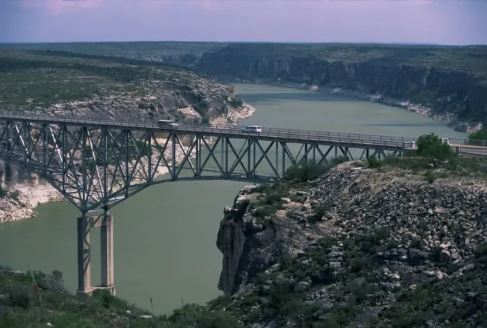Framed Print : Highway 40 Bridge over Pecos River Framed Print : Highway 40 Bridge over Pecos River
