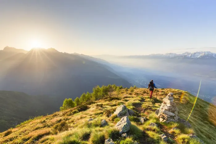 Framed Print : A hiker on the ridge of Mount Rolla, Valmalenco, Valtellina, Lombardy, Italy, Europe Framed Print : A hiker on the ridge of Mount Rolla, Valmalenco, Valtellina, Lombardy, Italy, Europe
