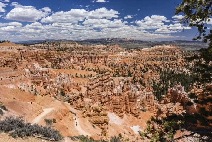 Framed Print : Hikers amongst hoodoo formations on the Sunrise Point Trail in Bryce Canyon National Park Framed Print : Hikers amongst hoodoo formations on the Sunrise Point Trail in Bryce Canyon National Park