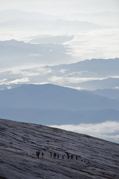 Framed Print : Hikers, Kinabalu National Park, location of Malaysias highest mountain at 4095m Framed Print : Hikers, Kinabalu National Park, location of Malaysias highest mountain at 4095m