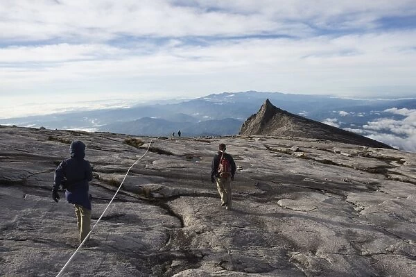 Hikers, Kinabalu National Park, location of Malaysias highest mountain at 4095m