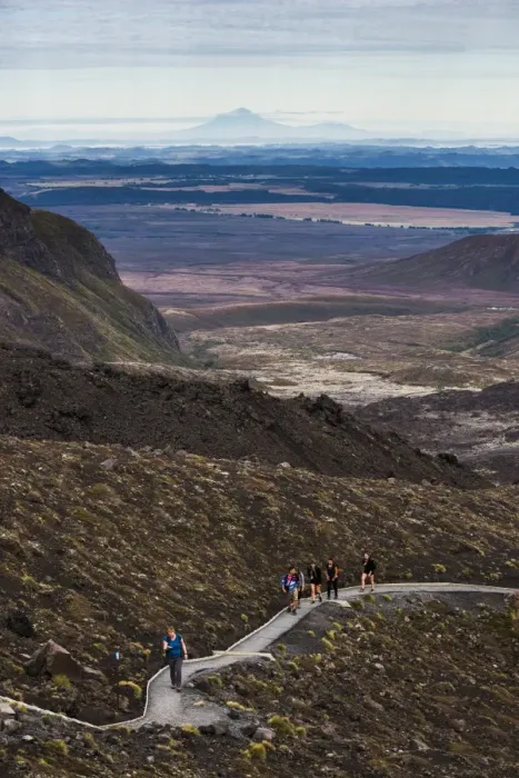 Framed Print : Hikers on the Tongariro Alpine Crossing Trek, Tongariro National Park, UNESCO World Heritage Site Framed Print : Hikers on the Tongariro Alpine Crossing Trek, Tongariro National Park, UNESCO World Heritage Site
