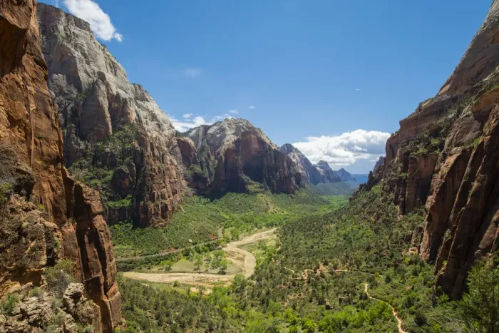 Framed Print : Hikers on the trail to Angels Landing, Zion National Park, Utah, United States of America Framed Print : Hikers on the trail to Angels Landing, Zion National Park, Utah, United States of America