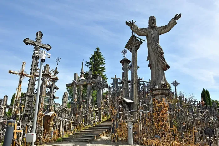 Framed Print : Hill of Crosses, near Siauliai, Lithuania, Europe Framed Print : Hill of Crosses, near Siauliai, Lithuania, Europe