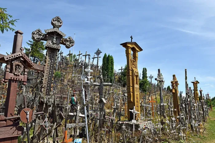 Framed Print : Hill of Crosses, near Siauliai, Lithuania, Europe Framed Print : Hill of Crosses, near Siauliai, Lithuania, Europe