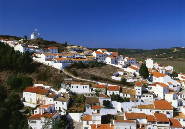 Framed Print : Hill Town of Odeceixe, Algarve, Portugal Framed Print : Hill Town of Odeceixe, Algarve, Portugal