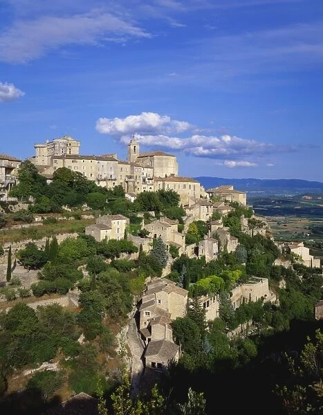 Hillside Town, Gordes, Provence, France
