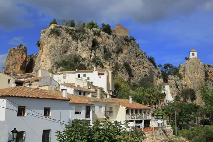 Framed Print : Hilltop castle and village, El Castell de Guadalest, Alicante province, Spain, Europe Framed Print : Hilltop castle and village, El Castell de Guadalest, Alicante province, Spain, Europe