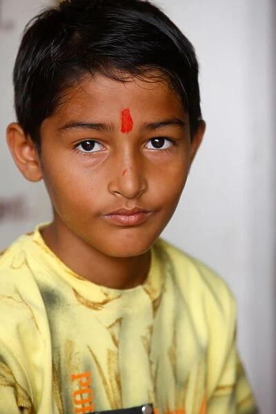 Hindu boy, Dubai, United Arab Emirates, Middle East