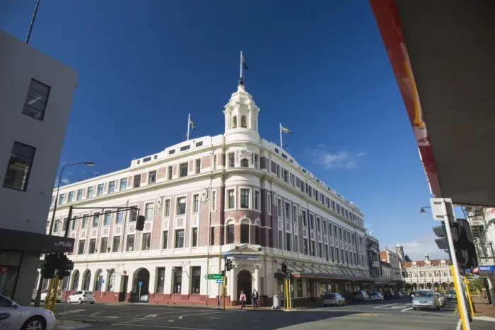 Framed Print : The historic Allied Press Building on the corner of Cumberland Street and Stuart Street Framed Print : The historic Allied Press Building on the corner of Cumberland Street and Stuart Street