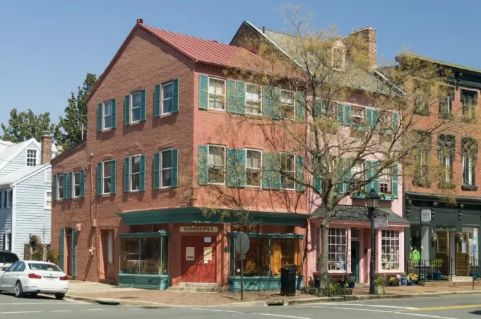 Framed Print : Historic buildings on Cameron Street in Old Town Alexandria, Virginia, United States of America, North America Framed Print : Historic buildings on Cameron Street in Old Town Alexandria, Virginia, United States of America, North America