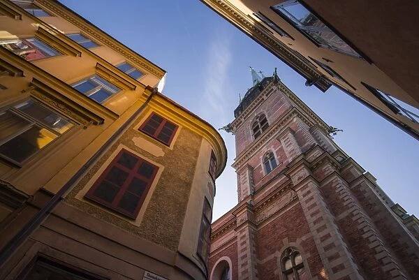Historic buildings in Gamla Stan, Stockholm, Sweden, Scandinavia, Europe