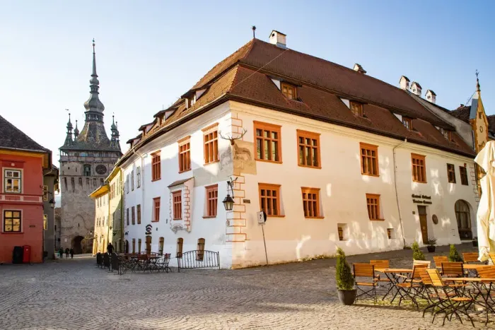 Framed Print : Historic Centre of Sighisoara, UNESCO World Heritage Site, Romania, Europe Framed Print : Historic Centre of Sighisoara, UNESCO World Heritage Site, Romania, Europe