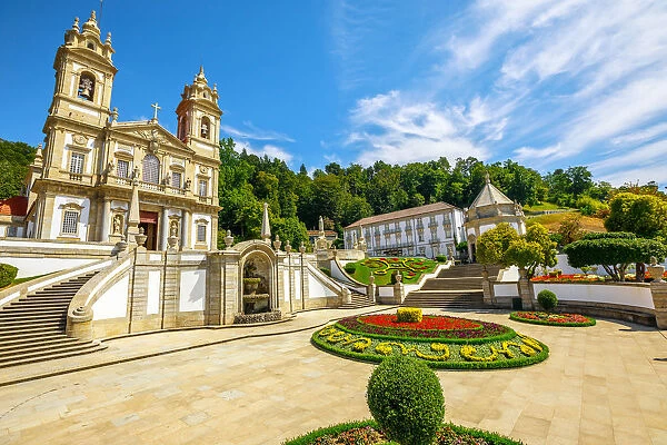 Historic Church (Basilica) of Bom Jesus do Monte and public garden, Tenoes, Braga