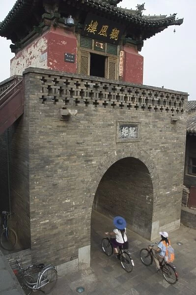 Historic city watch tower, UNESCO World Heritage Site, Pingyao City, Shanxi Province