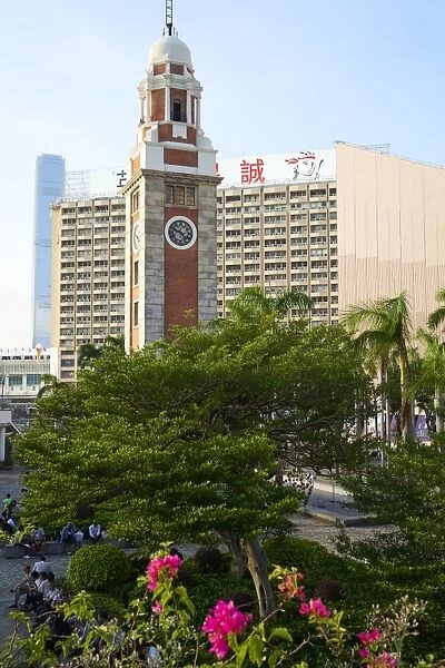 Historic Clock Tower, Tsim Sha Tsui, Kowloon, Hong Kong, China, Asia