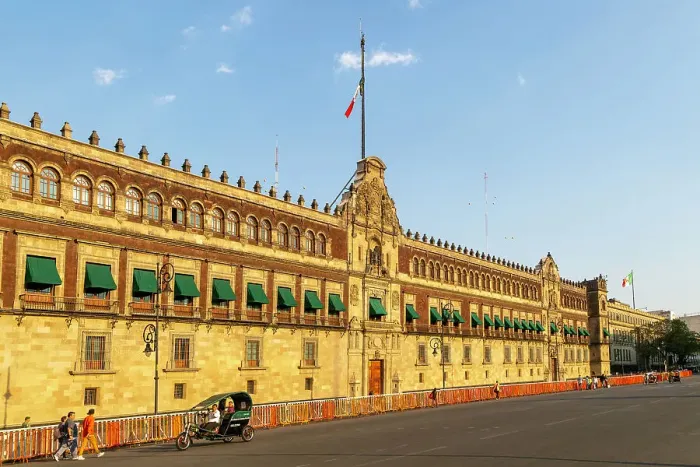 Framed Print : Historic government building, National Palace (Palacio National), Centro Historico, Mexico City, Mexico, North America Framed Print : Historic government building, National Palace (Palacio National), Centro Historico, Mexico City, Mexico, North America